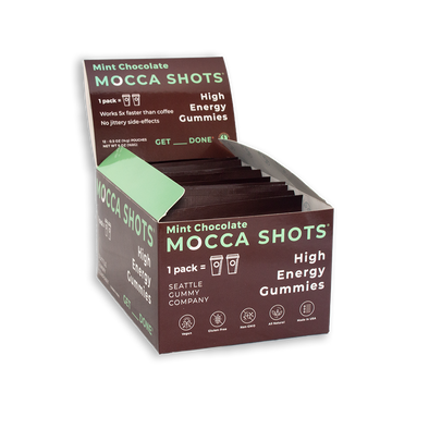 Mocca Shots Mint Chocolate Caffeine Gummies